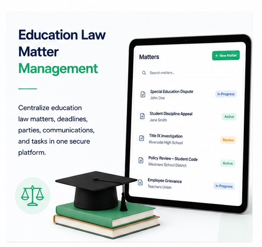 Education policy legal workflow